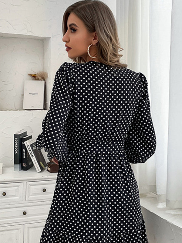Evelyn's Stylish Long-Sleeve Essential Mini Dress BLUE ZONE PLANET