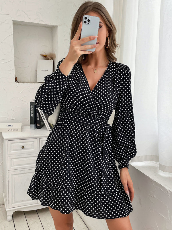 Evelyn's Stylish Long-Sleeve Essential Mini Dress BLUE ZONE PLANET