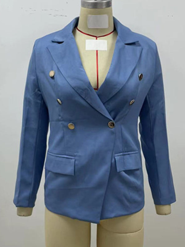 Temperament cross-border long sleeved small suit jacket versatile kakaclo
