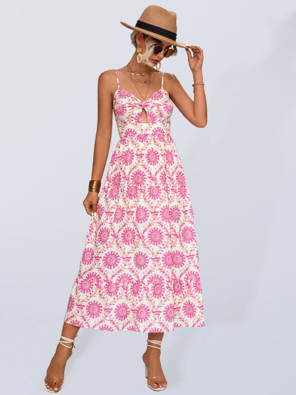 Blue Zone Planet |  Women's Floral Casual Resort Slip Dress kakaclo