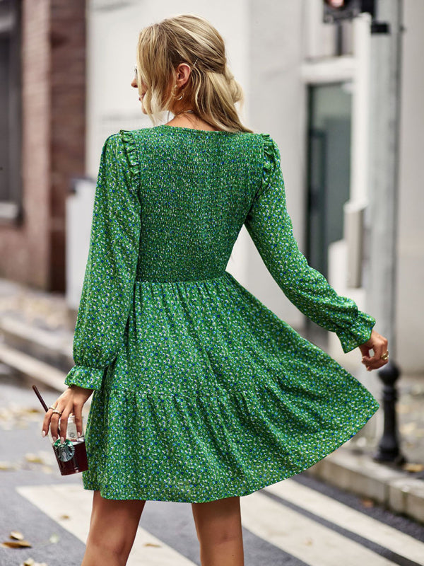 H&m Dresses Long Sleeve H And M Sundress Blue Zone Planet Round Neck Floral Dress Spring H&m Dresses Long Sleeve H And M Sundress Blue Zone Planet Round Neck Floral Dress Spring