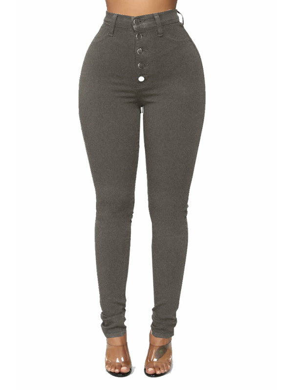 Blue Zone Planet | High Waist Stretchy Tight Bottom Lift Jeans-BOTTOM SIZES SMALL MEDIUM LARGE-[Adult]-[Female]-2022 Online Blue Zone Planet