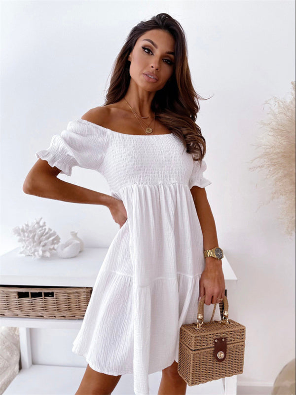 summer open back one shoulder long dress kakaclo