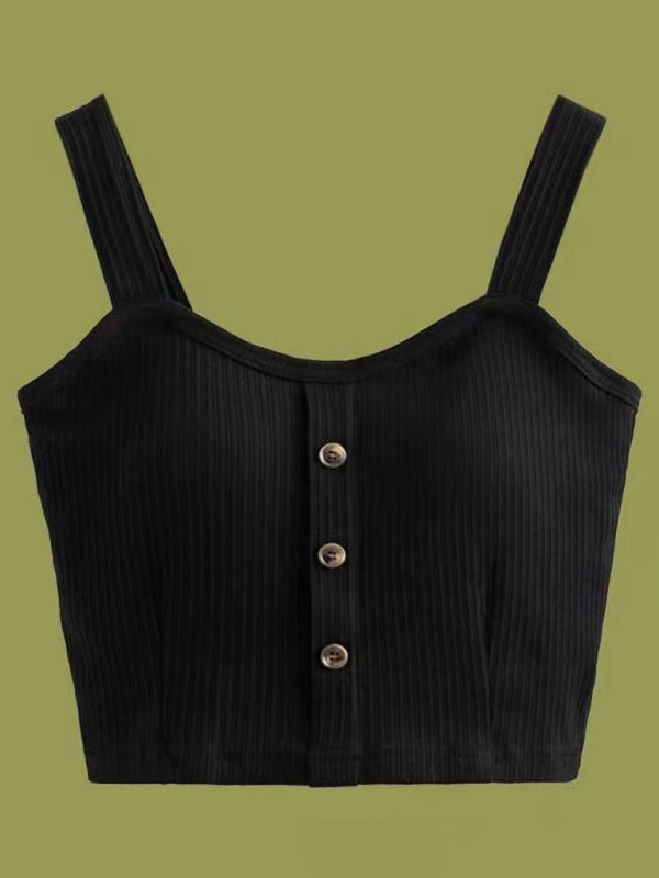 Sling outer wear small vest with chest pad beautiful back inner base kakaclo