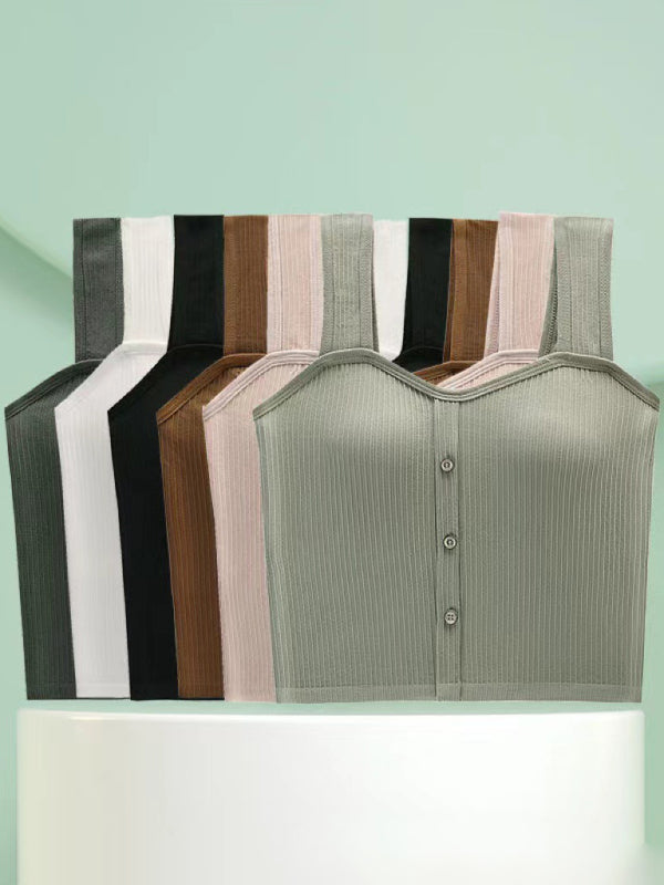Sling outer wear small vest with chest pad beautiful back inner base kakaclo