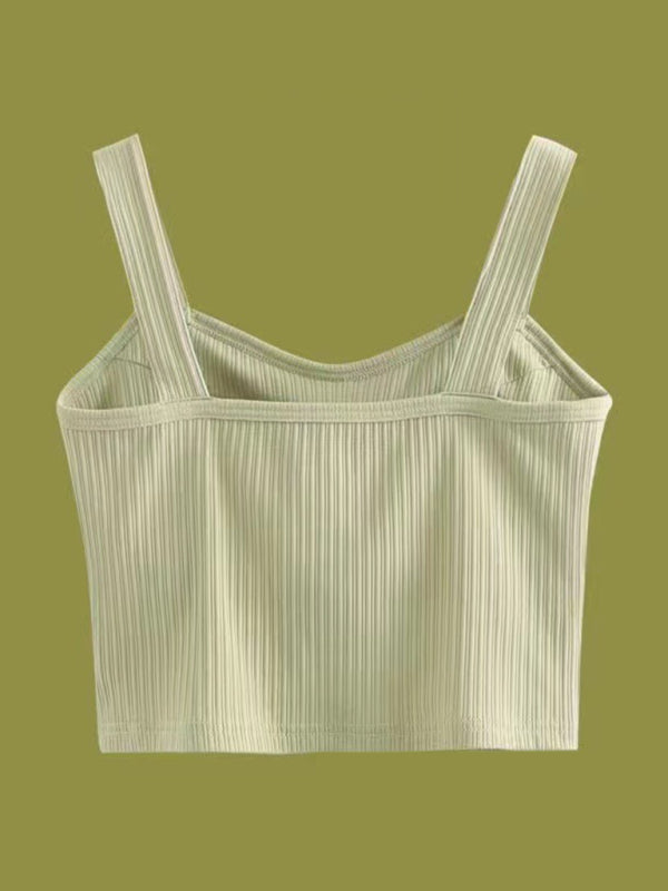 Sling outer wear small vest with chest pad beautiful back inner base kakaclo