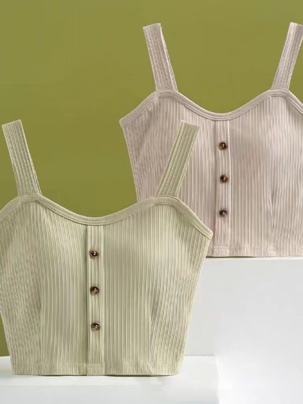 Sling outer wear small vest with chest pad beautiful back inner base kakaclo