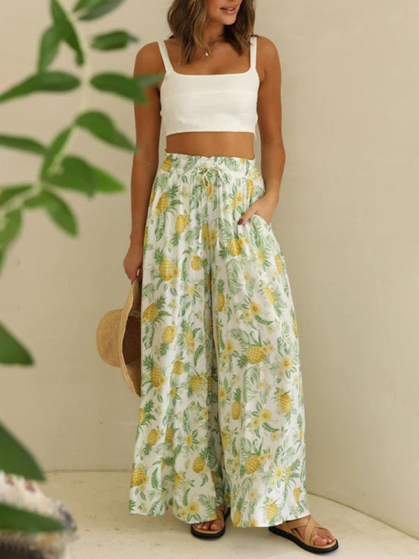 Blue Zone Planet |  wide-leg explosive style loose trousers BLUE ZONE PLANET