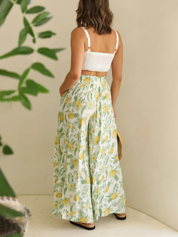 Blue Zone Planet |  wide-leg explosive style loose trousers BLUE ZONE PLANET