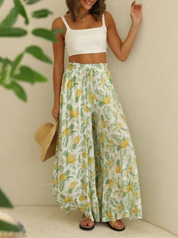 Blue Zone Planet |  wide-leg explosive style loose trousers BLUE ZONE PLANET