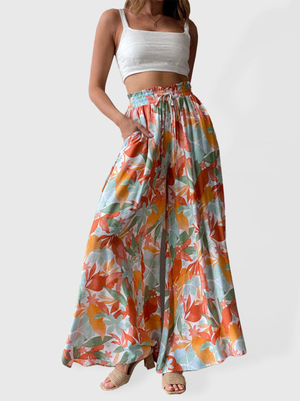 Blue Zone Planet |  wide-leg explosive style loose trousers BLUE ZONE PLANET