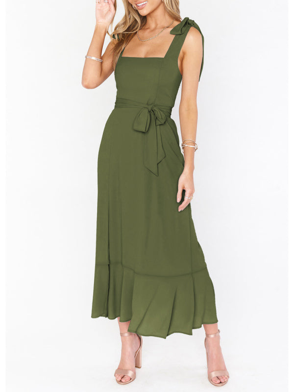 Elegant and Fashionable Commuter Slit French High-end Sense Dress kakaclo