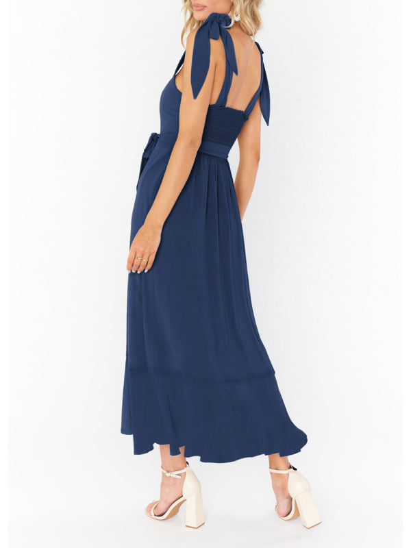 Elegant and Fashionable Commuter Slit French High-end Sense Dress kakaclo