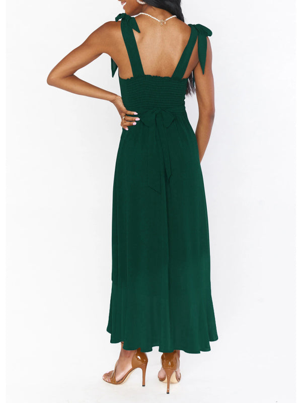 Elegant and Fashionable Commuter Slit French High-end Sense Dress kakaclo