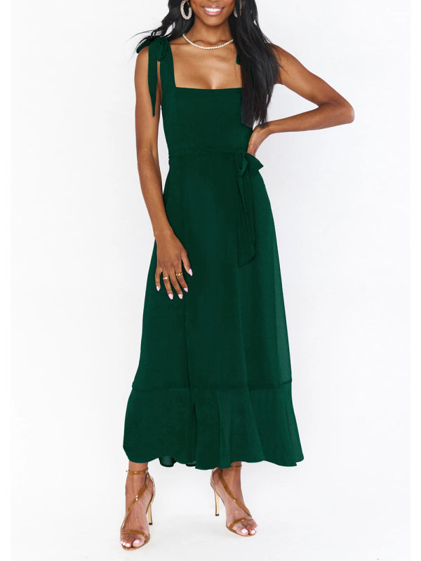 Elegant and Fashionable Commuter Slit French High-end Sense Dress kakaclo