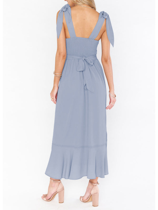 Elegant and Fashionable Commuter Slit French High-end Sense Dress kakaclo