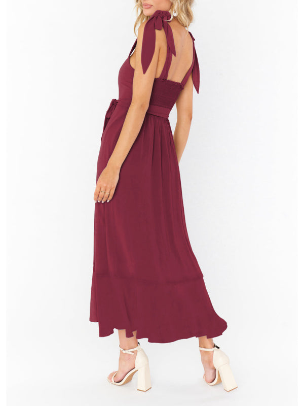 Elegant and Fashionable Commuter Slit French High-end Sense Dress kakaclo