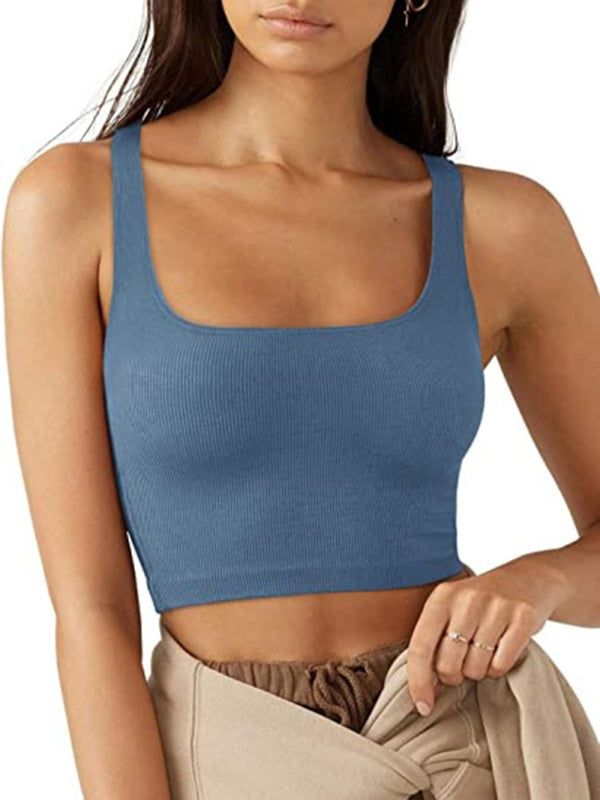 Blue Zone Planet |  solid color thread short vest BLUE ZONE PLANET
