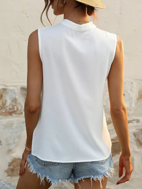 V-neck women's shirt women's lace hollow top women kakaclo