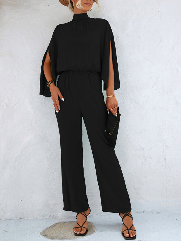 Fashion women's new stand collar jumpsuit kakaclo