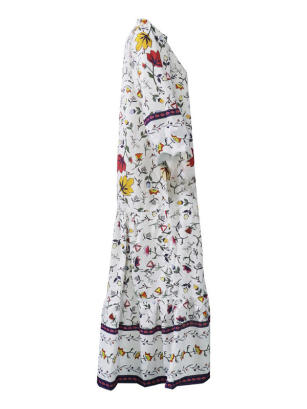 Blue Zone Planet |  Women's Printed Bohemian Long Dress kakaclo