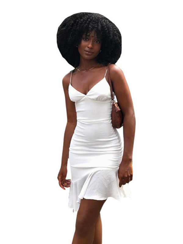 Blue Zone Planet |  able age-reducing skirt foreign style slimming bm spaghetti straps clothing BLUE ZONE PLANET