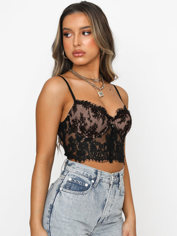 Lace camisole underwear cute sexy vest kakaclo