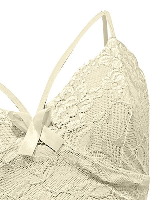 Blue Zone Planet | Lingerie set with lace-TOPS / DRESSES-[Adult]-[Female]-2022 Online Blue Zone Planet
