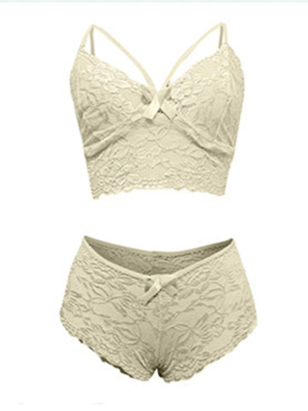 Blue Zone Planet | Lingerie set with lace-TOPS / DRESSES-[Adult]-[Female]-2022 Online Blue Zone Planet