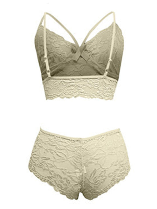 Blue Zone Planet | Lingerie set with lace-TOPS / DRESSES-[Adult]-[Female]-2022 Online Blue Zone Planet