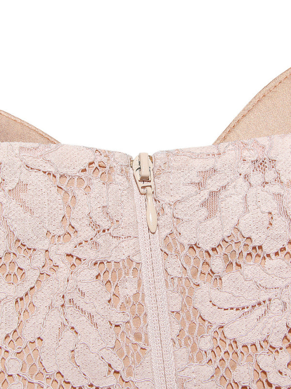 Blue Zone Planet |  New Arrival Lace Babes Camisole Fishbone Top kakaclo