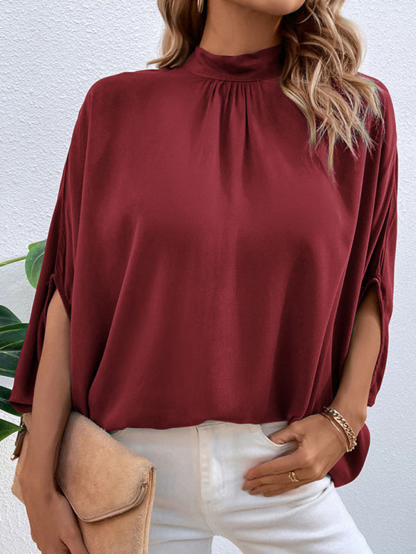 fashion solid color shirt kakaclo