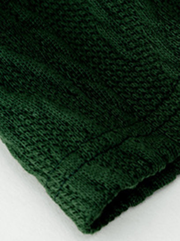 Slim fit rhombus pattern slim wrap hip knit skirt kakaclo