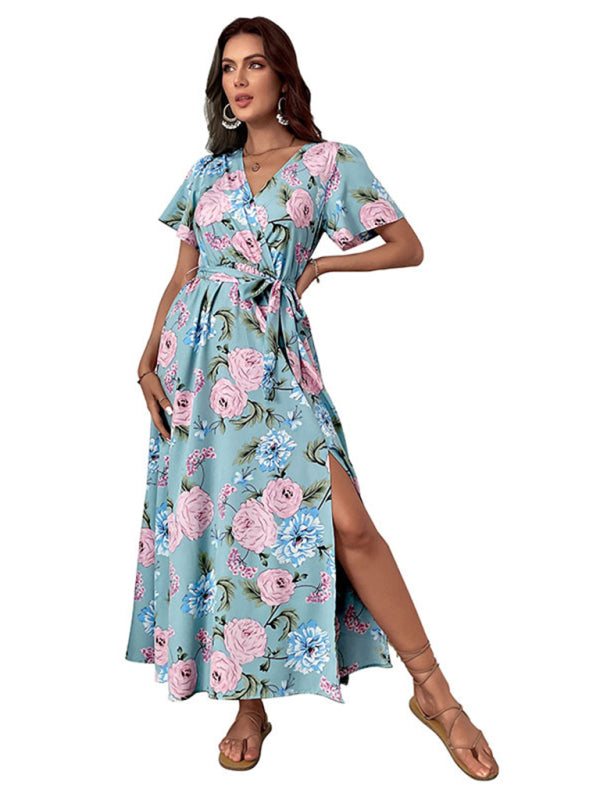 Blue Zone Planet |  print summer dresses BLUE ZONE PLANET