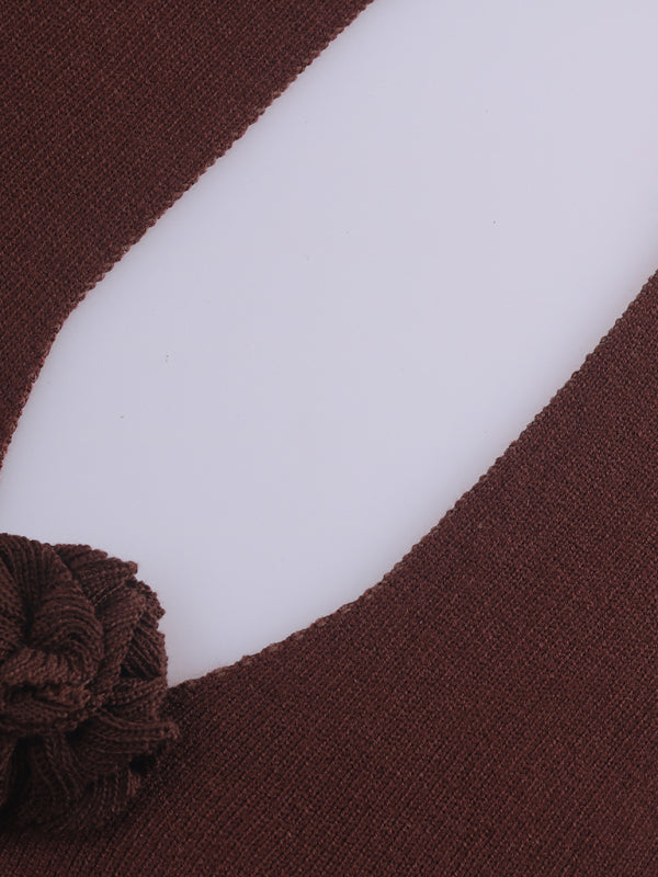 Women's Wool Halter Neck Rabbit Fleece Vest BLUE ZONE PLANET