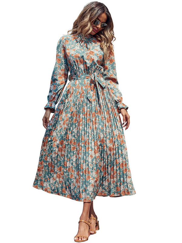 Blue Zone Planet |  printed long high-end dress BLUE ZONE PLANET