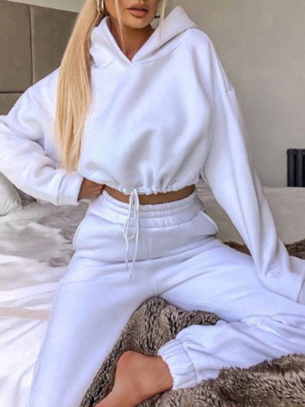 fashion long-sleeved sweater pants two-piece set kakaclo