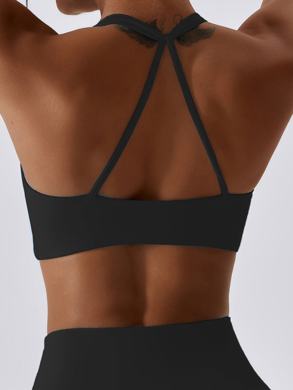 Blue Zone Planet |  women's knotted suspenders sports tight vest kakaclo