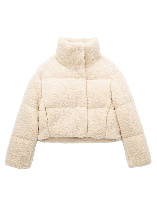Fashion fleece grain fleece padded jacket jacket kakaclo