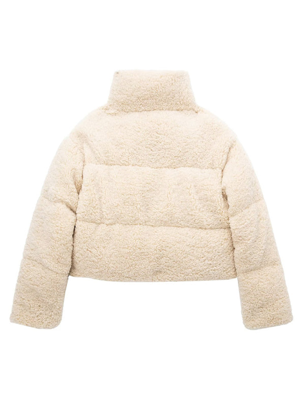 Fashion fleece grain fleece padded jacket jacket kakaclo