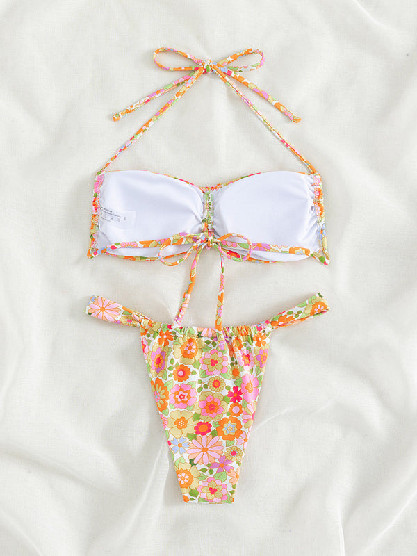 Blue Zone Planet |  Women's Swimwear Sexy Resort Floral Bikini BLUE ZONE PLANET