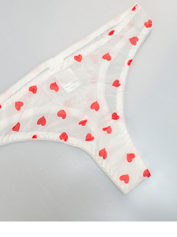 love mesh underwear set kakaclo