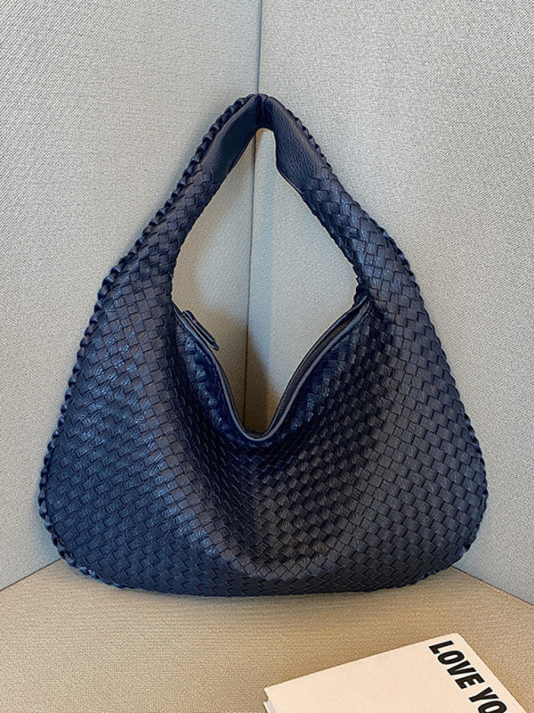 French high-end woven bag, versatile shoulder armpit bag, niche texture portable commuter bag-TOPS / DRESSES-[Adult]-[Female]-2022 Online Blue Zone Planet