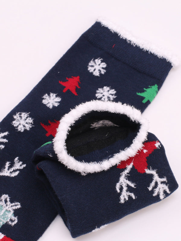 Blue Zone Planet |  New autumn and winter woolen socks Christmas mid-calf socks Christmas socks kakaclo