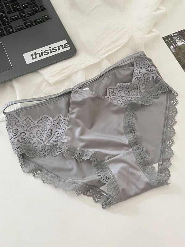 low waist lace seamless panties BLUE ZONE PLANET