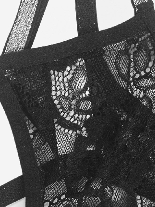 Blue Zone Planet |  New sexy low-waist lace women's underwear, breathable mesh, hollow straps, seamless thong kakaclo