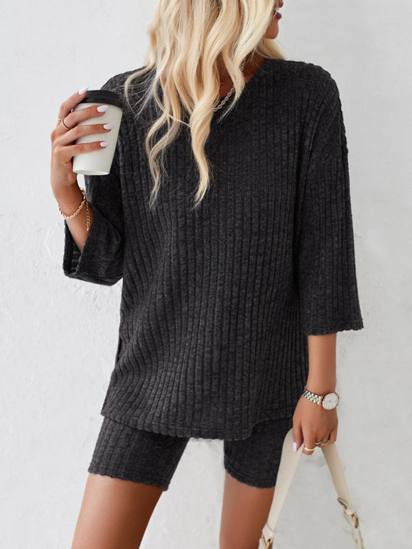 Bella's Round neck and mid-sleeve outfit set BLUE ZONE PLANET