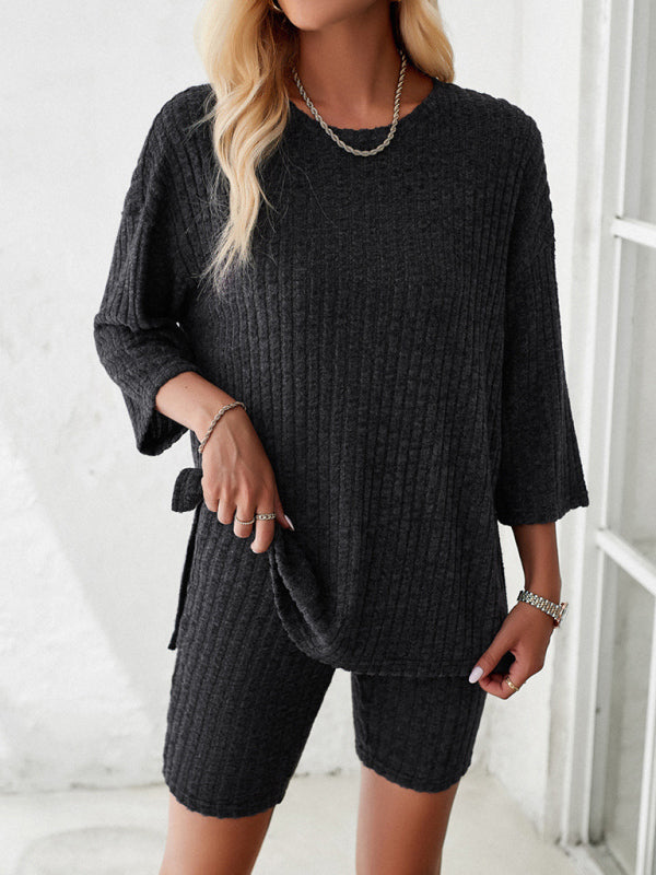Bella's Round neck and mid-sleeve outfit set BLUE ZONE PLANET