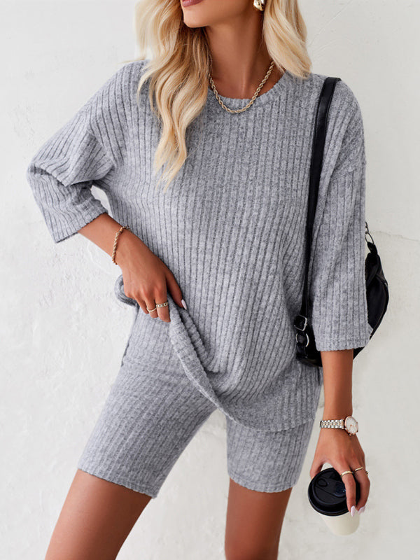 Bella's Round neck and mid-sleeve outfit set BLUE ZONE PLANET