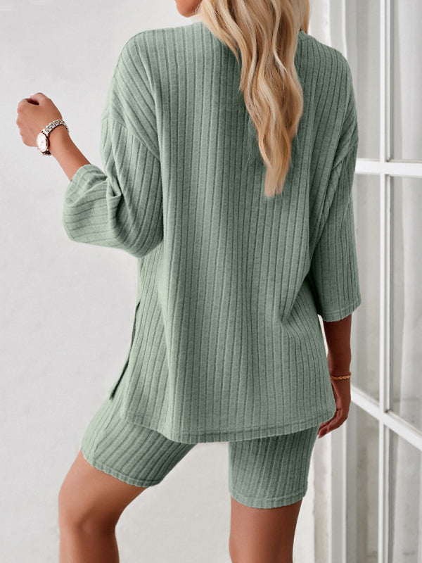 Bella's Round neck and mid-sleeve outfit set BLUE ZONE PLANET